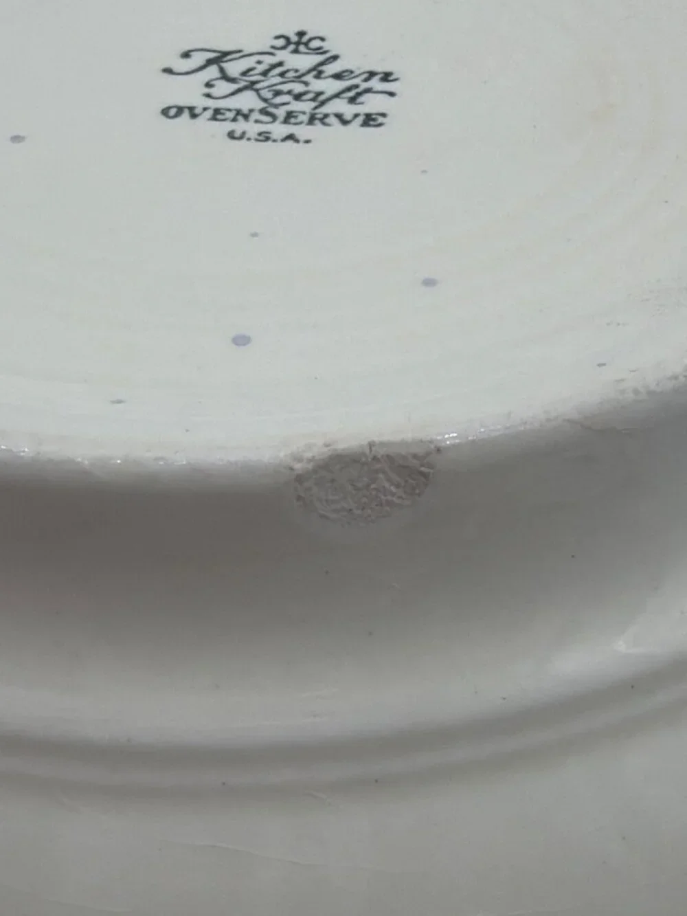 Vintage Kitchen Kraft Ovenserve Floral Mixing Bowl 8.5